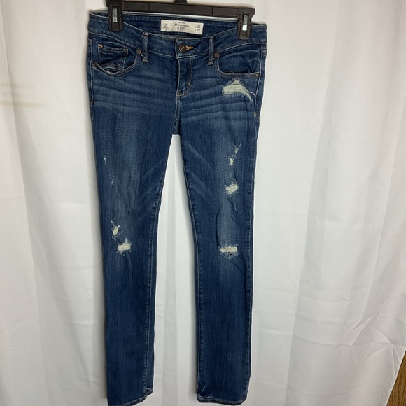 Abercrombie & Fitch "The A&F Skinny" womens jeans w26 L33 - Picture 3 of 10